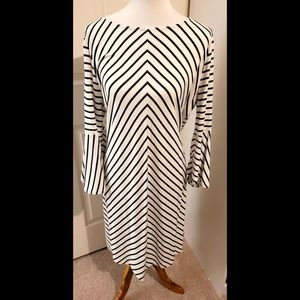 Chicos Size 3 Summer Midi Dress NWT